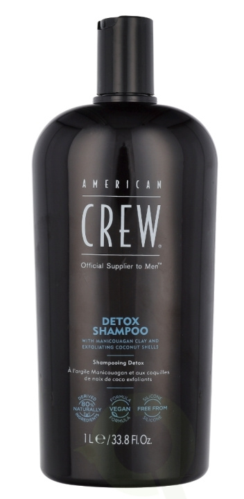 American Crew Detox Shampoo 1000 ml i gruppen SKØNHED & HELSE / Hår og styling / Hårpleje / Shampoo hos TP E-commerce Nordic AB (C53192)