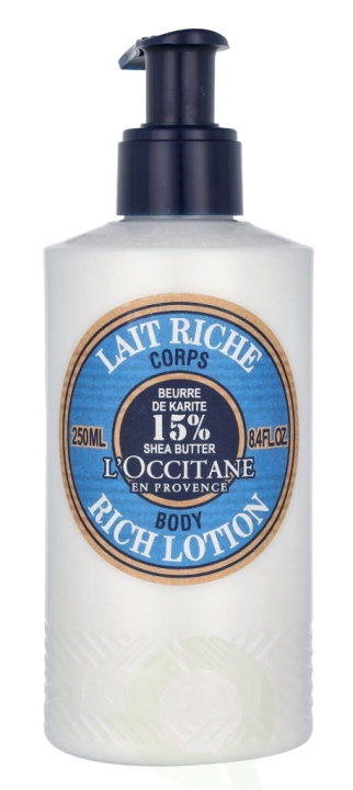 L\'Occitane Shea Butter Rich Body Lotion 250 ml i gruppen SKØNHED & HELSE / Hudpleje / Kropspleje / Body lotion hos TP E-commerce Nordic AB (C53201)