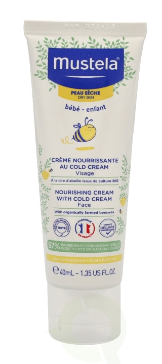 Mustela Bebe Nourishing Cream With Cold Cream 40 ml i gruppen SKØNHED & HELSE / Hudpleje / Ansigt / Ansigtscreme hos TP E-commerce Nordic AB (C53846)