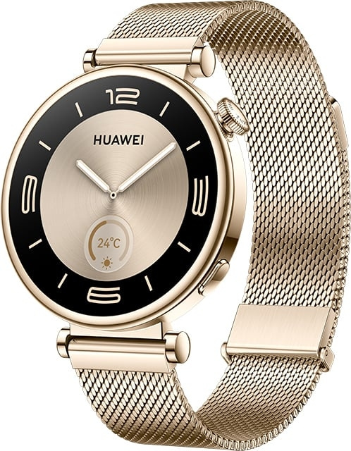 Huawei Watch GT4 Elegant - Smartwatch, 41 mm, Guld i gruppen SPORT, FRITID & HOBBY / Smartwatch & Aktivitetsmåler / Smartwatches hos TP E-commerce Nordic AB (C54072)