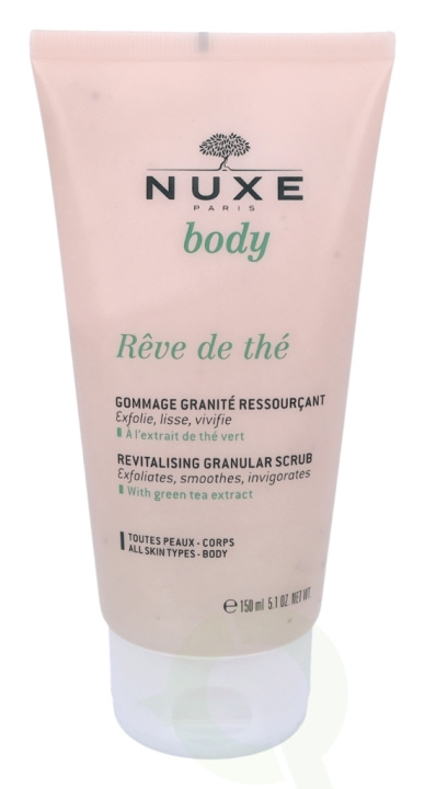 Nuxe Body Reve De The Revitalising Granular Scrub 150 ml Green Tea Extract i gruppen SKØNHED & HELSE / Hudpleje / Ansigt / Scrub / Peeling hos TP E-commerce Nordic AB (C54333)