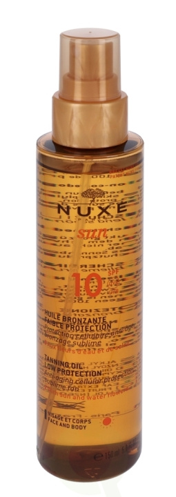 Nuxe Sun Tanning Oil for Face and Body SPF10 150 ml i gruppen SKØNHED & HELSE / Hudpleje / Tanning / Solbeskyttelse hos TP E-commerce Nordic AB (C54334)