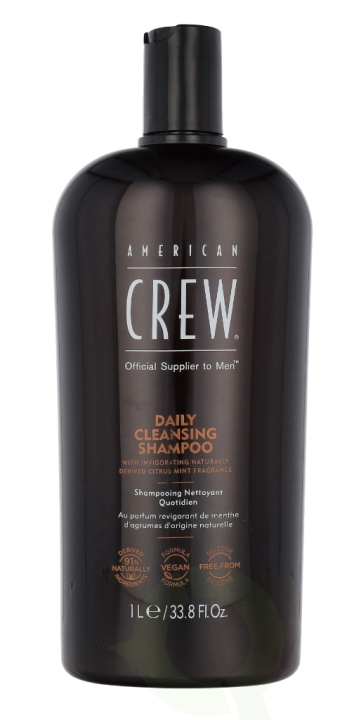 American Crew Daily Cleansing Shampoo 1000 ml i gruppen SKØNHED & HELSE / Hår og styling / Hårpleje / Shampoo hos TP E-commerce Nordic AB (C54415)