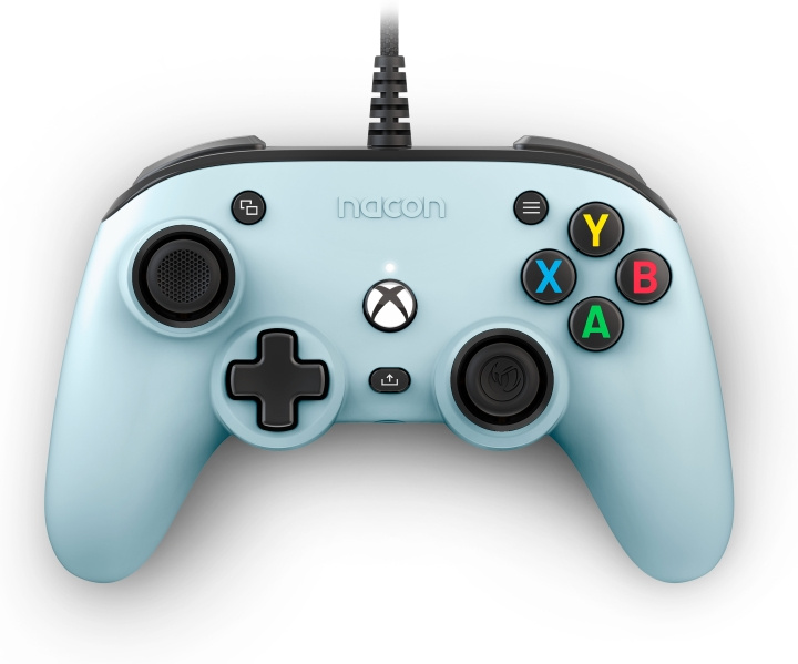 Nacon Pro Compact trådbunden spelkontroll, ljusblå, Xbox / PC i gruppen HJEMMEELEKTRONIK / Spilkonsoller og tilbehør / Xbox Series X hos TP E-commerce Nordic AB (C54623)