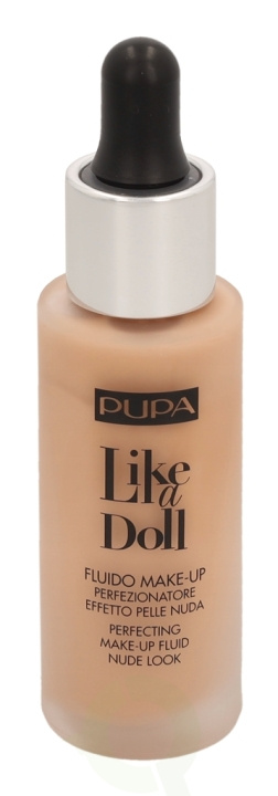 Pupa Milano Pupa Pupa Like A Doll Perfecting Make-Up Fluid SPF15 30 ml #030 Natural Beige i gruppen SKØNHED & HELSE / Makeup / Makeup ansigt / Foundation hos TP E-commerce Nordic AB (C54813)