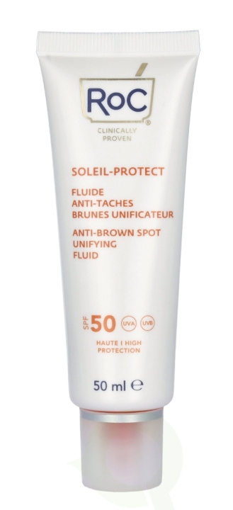 ROC Soleil-Protect Anti-Brown Spot Unifying Fluid SPF50+ 50 ml Visibly Reduces, Brown Spots i gruppen SKØNHED & HELSE / Hudpleje / Tanning / Solbeskyttelse hos TP E-commerce Nordic AB (C54983)