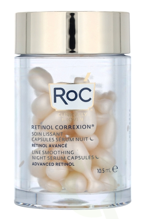 ROC Retinol Correxion Line Smoothing Night Serum 10.5 ml 30 Capsules i gruppen SKØNHED & HELSE / Hudpleje / Ansigt / Hudserum hos TP E-commerce Nordic AB (C55000)