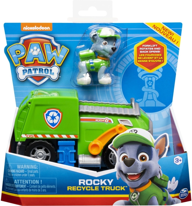 Paw Patrol Basic Vehicle Rocky i gruppen LEGETØJ, BØRN & BABY / Legetøj / Legetøjsbiler hos TP E-commerce Nordic AB (C55238)