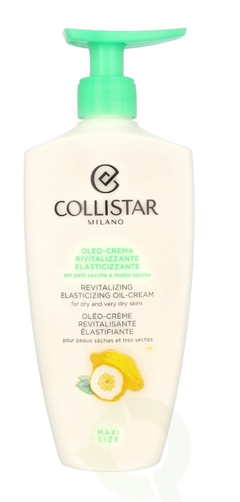 Collistar Revitalizing Elasticizing Oil-Cream 400 ml i gruppen SKØNHED & HELSE / Hudpleje / Kropspleje / Body lotion hos TP E-commerce Nordic AB (C55593)