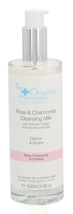 The Organic Pharmacy Rose & Chamomile Cleansing Milk 100 ml For Sensitive Skin/Normal To Dry Skin i gruppen SKØNHED & HELSE / Hudpleje / Ansigt / Rengøring hos TP E-commerce Nordic AB (C56192)