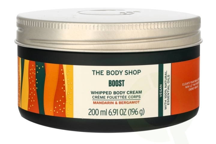 The Body Shop Boost Whipped Body Cream 200 ml Mandarin & Bergamot i gruppen SKØNHED & HELSE / Hudpleje / Kropspleje / Body lotion hos TP E-commerce Nordic AB (C56355)