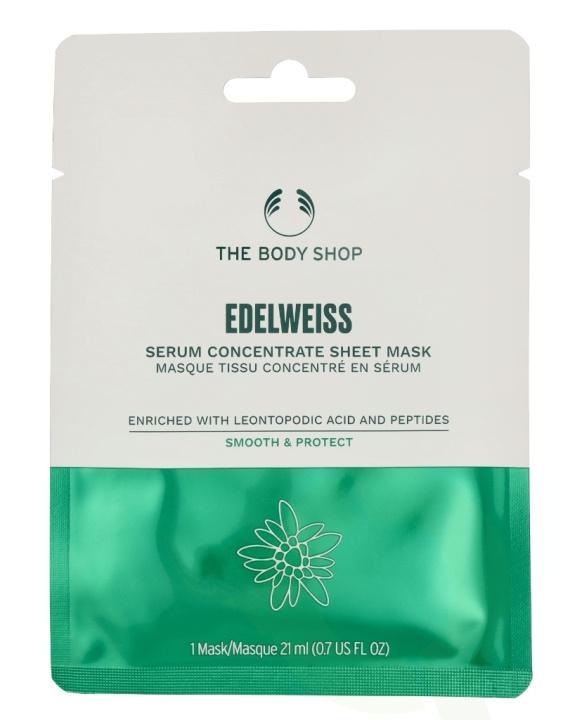 The Body Shop Serum Concentrate Sheet Mask 21 ml Edelweiss i gruppen SKØNHED & HELSE / Hudpleje / Ansigt / Masker hos TP E-commerce Nordic AB (C56381)