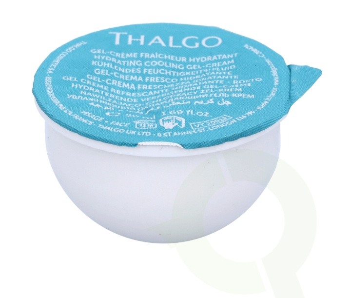 Thalgo Source Marine Hydrating Cooling Gel-Cream - Refill 50 ml Dehydrated Skin i gruppen SKØNHED & HELSE / Hudpleje / Ansigt / Dagcreme hos TP E-commerce Nordic AB (C56463)