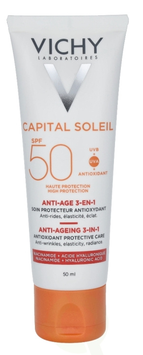 Vichy Soleil Anti-Age Face SPF50 50 ml i gruppen SKØNHED & HELSE / Hudpleje / Tanning / Solbeskyttelse hos TP E-commerce Nordic AB (C56651)