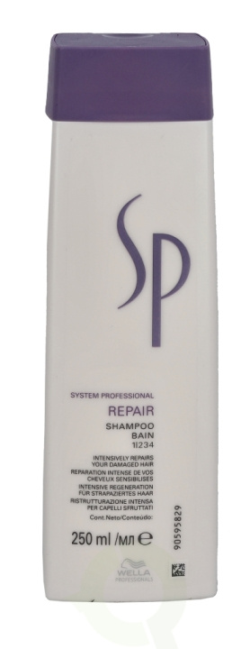 Wella SP - Repair Shampoo 250 ml For Damaged Hair i gruppen SKØNHED & HELSE / Hår og styling / Hårpleje / Shampoo hos TP E-commerce Nordic AB (C56841)