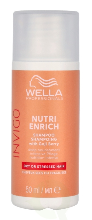 Wella Invigo - Nutri-Enrich Deep Nourishing Shampoo 50 ml With Goij Berry/Dry Or Stressed Hair i gruppen SKØNHED & HELSE / Hår og styling / Hårpleje / Shampoo hos TP E-commerce Nordic AB (C56866)