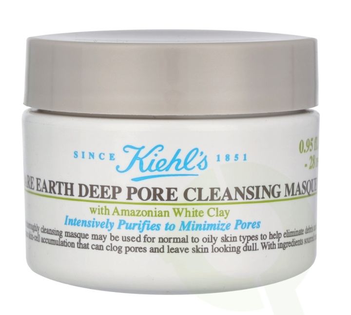 Kiehl\'s Rare Earth Deep Pore Cleansing Masque 28 ml i gruppen SKØNHED & HELSE / Hudpleje / Ansigt / Ansigtscreme hos TP E-commerce Nordic AB (C57048)