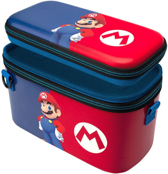 PDP Gaming Pull-N-Go Case - transportväska, Switch, Mario i gruppen HJEMMEELEKTRONIK / Spilkonsoller og tilbehør / Nintendo Switch / Tilbehør hos TP E-commerce Nordic AB (C57095)