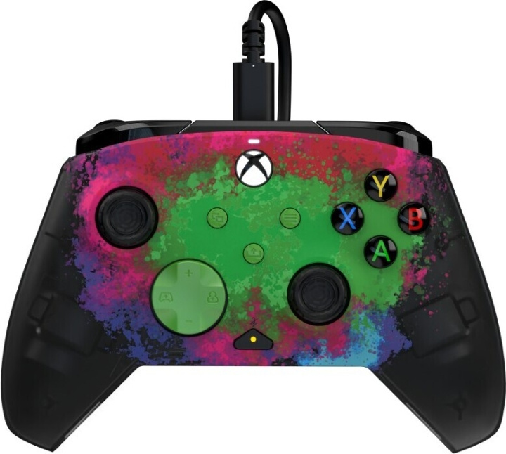 PDP Gaming Rematch Wired Controller - Space Dust (Glow In Dark) - trådbunden spelkontroll, Xbox i gruppen HJEMMEELEKTRONIK / Spilkonsoller og tilbehør / Xbox Series X / Tilbehør hos TP E-commerce Nordic AB (C57288)