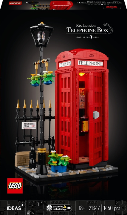 LEGO Idéer 21347 - London Röda telefonkiosken i gruppen LEGETØJ, BØRN & BABY / Legetøj / Bygge legesager / Lego hos TP E-commerce Nordic AB (C57354)