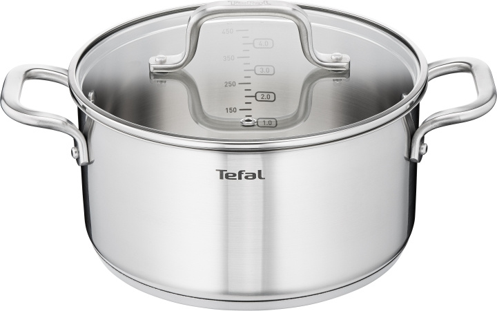 Tefal Virtuoso gryta, 24 cm / 5,3 L, rostfritt stål i gruppen HJEM, HUS & HAVE / Køkkenredskaber / Gryder og kasseroller hos TP E-commerce Nordic AB (C57452)