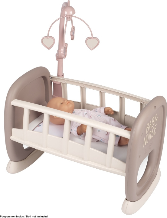 Smoby SAS Smoby Baby Nurse - cradle i gruppen LEGETØJ, BØRN & BABY / Legetøj / Lille hjem & rollespil hos TP E-commerce Nordic AB (C57737)