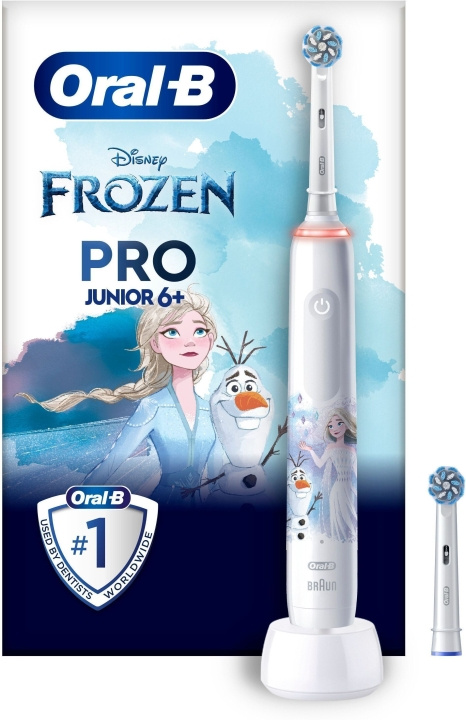 Oral B Pro Junior Frozen - elektrisk tandborste i gruppen SKØNHED & HELSE / Oral pleje / Elektriske tandbørster hos TP E-commerce Nordic AB (C57813)