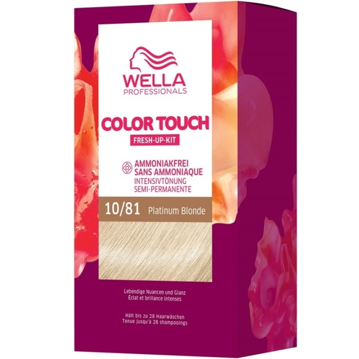 Wella Color Touch Rich Naturals 10/81 Platinum Blonde i gruppen SKØNHED & HELSE / Hår og styling / Hårpleje / Hårfarve / Hårfarve & Farve bombe hos TP E-commerce Nordic AB (C57935)