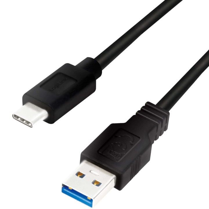 LogiLink USB-A - USB-C-kabel USB 3.2 Gen1 15W 0,15m i gruppen COMPUTERTILBEHØR / Kabler og adaptere / USB / USB-A / Kabler hos TP E-commerce Nordic AB (C58109)