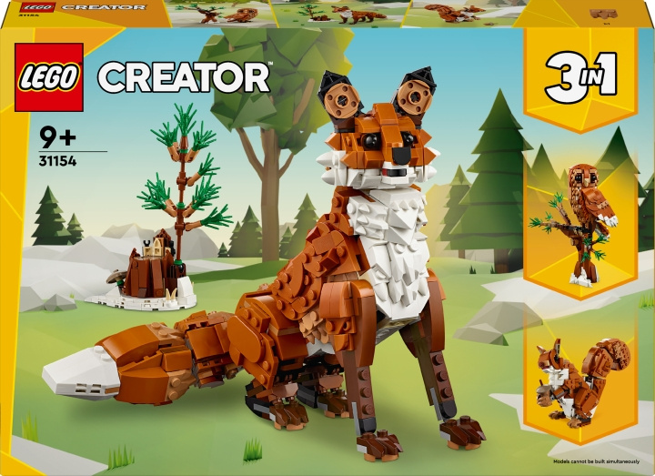 LEGO Creator 31154 - Skogens djur Räv i gruppen LEGETØJ, BØRN & BABY / Legetøj / Bygge legesager / Lego hos TP E-commerce Nordic AB (C58540)