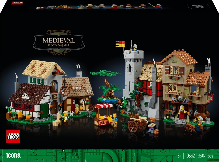 LEGO Icons 10332 - Medeltida stadstorg i gruppen LEGETØJ, BØRN & BABY / Legetøj / Bygge legesager / Lego hos TP E-commerce Nordic AB (C58552)