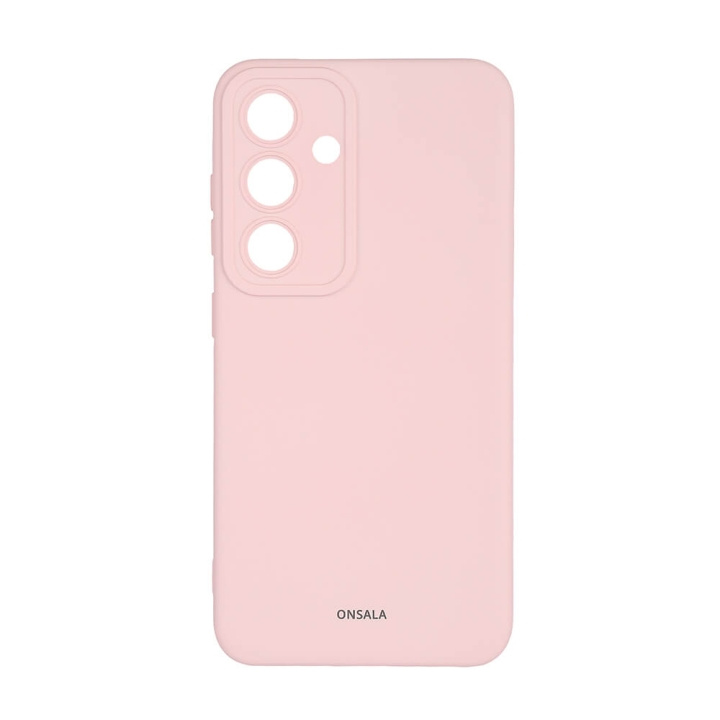 Onsala Mobilcover Silikone Chalk Pink - Samsung S24 5G i gruppen SMARTPHONES & TABLETS / Mobil Beskyttelse / Samsung hos TP E-commerce Nordic AB (C58608)