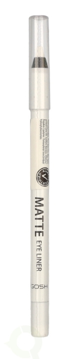 Gosh Matte Eyeliner 1.2 g 001 Dover White i gruppen SKØNHED & HELSE / Makeup / Øjne og øjenbryn / Eyeliner / Kajal hos TP E-commerce Nordic AB (C58733)