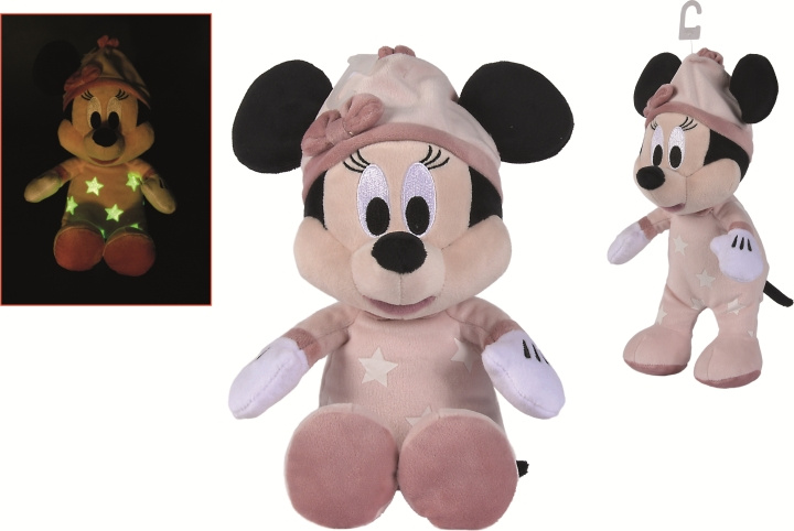 Disney Sleep Well Mimmi Pigg - lyser i mörkret, 25 cm i gruppen LEGETØJ, BØRN & BABY / Babyleg (0-3 år) / Tøjdyr hos TP E-commerce Nordic AB (C58877)