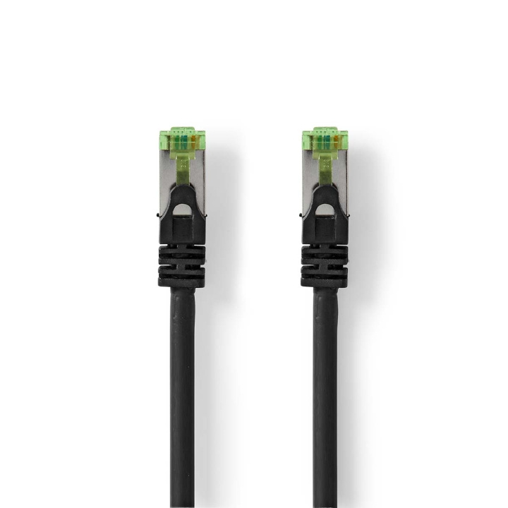 Nedis CAT7 netværkskabel | S/FTP | RJ45 Han | RJ45 Han | 1.00 m | Snagless | Runde | LSZH | Sort | Label i gruppen COMPUTERTILBEHØR / Kabler og adaptere / Netværkskabler / Cat7 hos TP E-commerce Nordic AB (C59003)