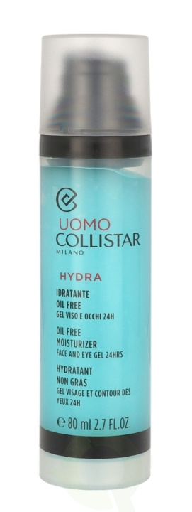 Collistar Uomo Hydra Oil Free Moisturizer Face And Eye Gel 80 ml i gruppen SKØNHED & HELSE / Hudpleje / Ansigt / Ansigtscreme hos TP E-commerce Nordic AB (C59011)