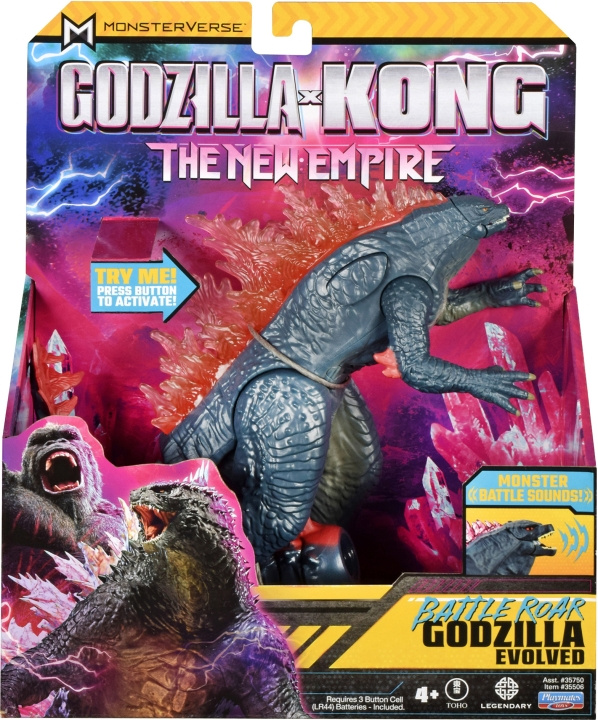 Godzilla x Kong: The New Empire Deluxe Battle Roar Godzilla Evolved Figure, 17,5 cm i gruppen LEGETØJ, BØRN & BABY / Legetøj / Figurer, miniaturer og tilbehør hos TP E-commerce Nordic AB (C59145)