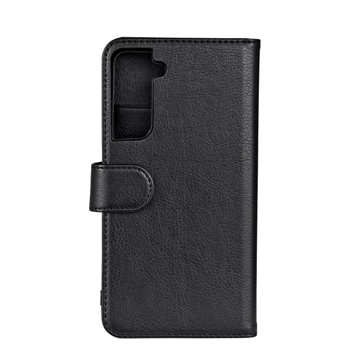 Essentials Samsung S21 FE PU wallet, detach., 3 cards, black i gruppen SMARTPHONES & TABLETS / Mobil Beskyttelse / Samsung hos TP E-commerce Nordic AB (C59150)