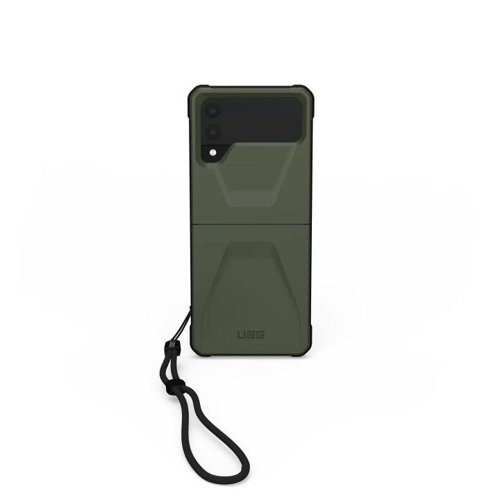 Urban Armor Gear Samsung Galaxy Z Flip 4 Civilian, Olive Drab i gruppen SMARTPHONES & TABLETS / Mobil Beskyttelse / Samsung hos TP E-commerce Nordic AB (C59339)