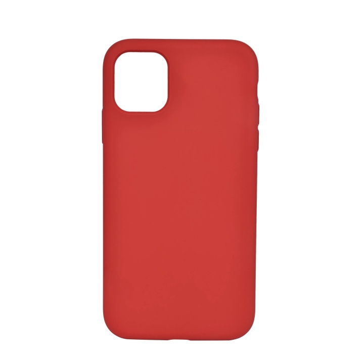 Essentials iPhone XR/11 silicone back cover, Red i gruppen SMARTPHONES & TABLETS / Mobil Beskyttelse / Apple / iPhone XR hos TP E-commerce Nordic AB (C59486)