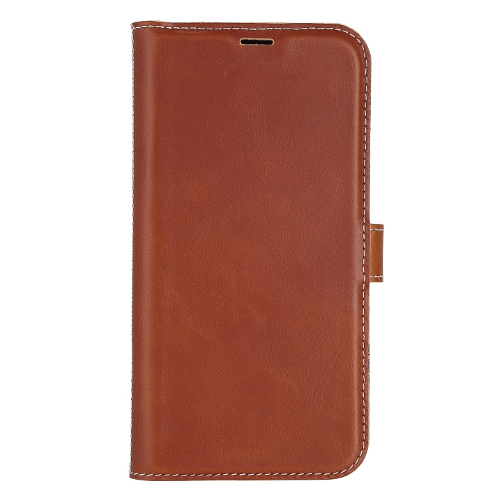 Essentials iPhone 14 Pro Leather wallet,detachable,Brown i gruppen SMARTPHONES & TABLETS / Mobil Beskyttelse / Apple / iPhone 14 hos TP E-commerce Nordic AB (C59505)