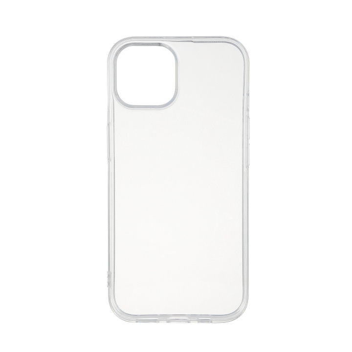 Essentials iPhone 15 TPU back cover, transparent i gruppen SMARTPHONES & TABLETS / Mobil Beskyttelse / Apple / iPhone 15 hos TP E-commerce Nordic AB (C59539)