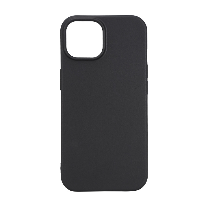 Essentials iPhone 15 TPU back cover, 99% recycled, black i gruppen SMARTPHONES & TABLETS / Mobil Beskyttelse / Apple / iPhone 15 hos TP E-commerce Nordic AB (C59552)