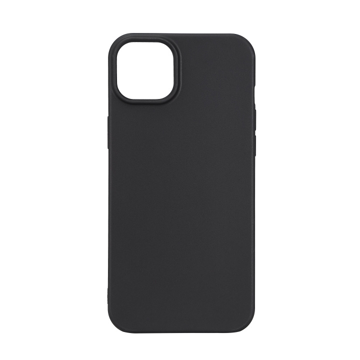 Essentials iPhone 15 Plus TPU back cover, 99% recycled, black i gruppen SMARTPHONES & TABLETS / Mobil Beskyttelse / Apple / iPhone 15 hos TP E-commerce Nordic AB (C59553)