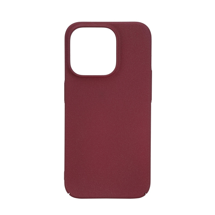 Essentials iPhone 15 Pro sand bursted back cover, burgundy i gruppen SMARTPHONES & TABLETS / Mobil Beskyttelse / Apple / iPhone 15 hos TP E-commerce Nordic AB (C59560)