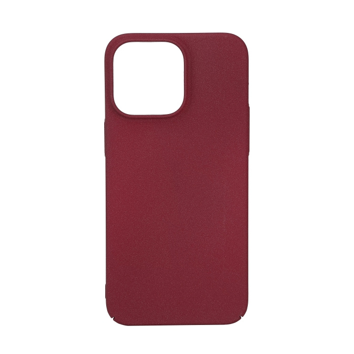 Essentials iPhone 15 Pro Max sand bursted back cover, burgundy i gruppen SMARTPHONES & TABLETS / Mobil Beskyttelse / Apple / iPhone 15 hos TP E-commerce Nordic AB (C59561)