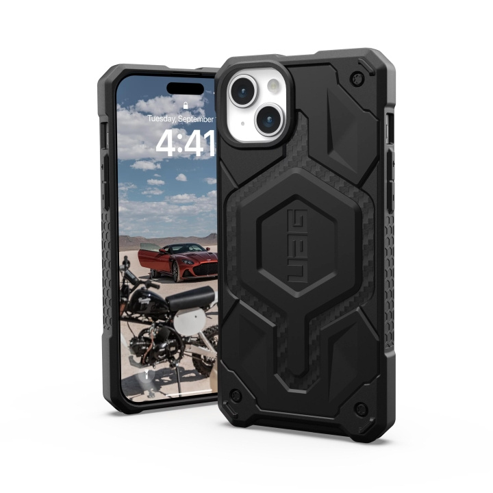 Urban Armor Gear iPhone 15 Plus Monarch Pro - Carbon Fiber i gruppen SMARTPHONES & TABLETS / Mobil Beskyttelse / Apple / iPhone 15 hos TP E-commerce Nordic AB (C59746)