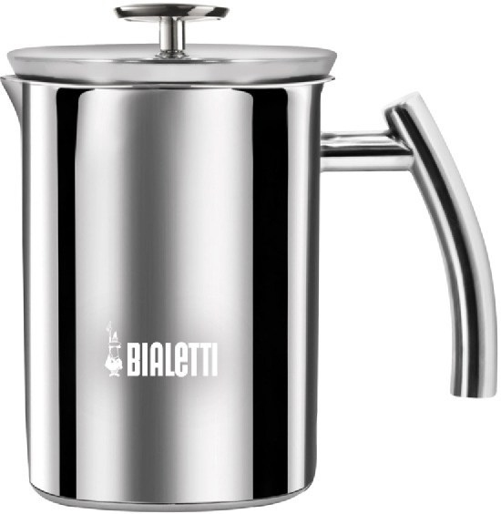 Bialetti mjölkskummare, 1 L, rostfritt stål i gruppen HJEM, HUS & HAVE / Husholdningsapparater / Kaffe og espresso / Mælkeskummer hos TP E-commerce Nordic AB (C60110)