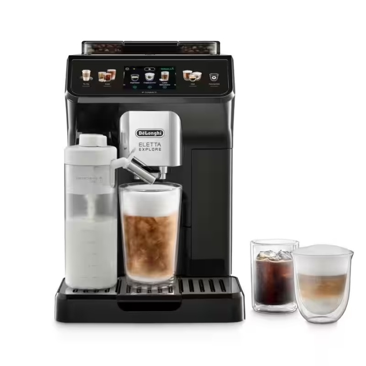 DeLonghi Eletta Explore Cold Brew ECAM450.65.G i gruppen HJEM, HUS & HAVE / Husholdningsapparater / Kaffe og espresso / Espressomaskiner hos TP E-commerce Nordic AB (C60550)