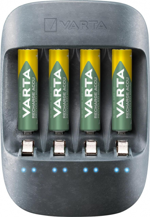 Varta Eco Charger + 4x56816 AA 2100 mAh i gruppen HJEMMEELEKTRONIK / Batterier og opladere / Genopladelige batterier / AA hos TP E-commerce Nordic AB (C60793)